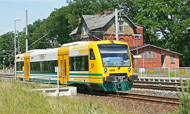 ODEG train at a rural station