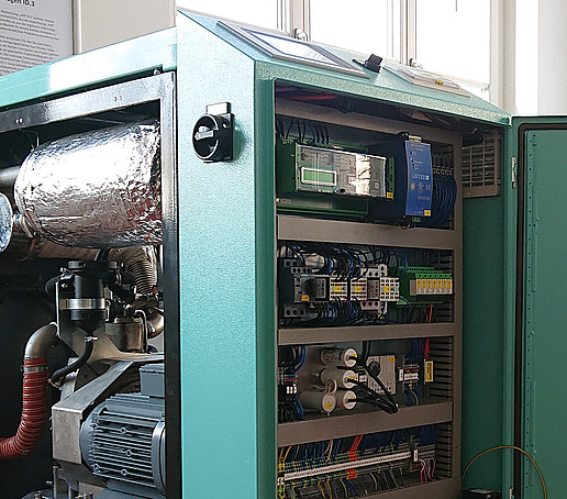 Micro combined heat and power plant