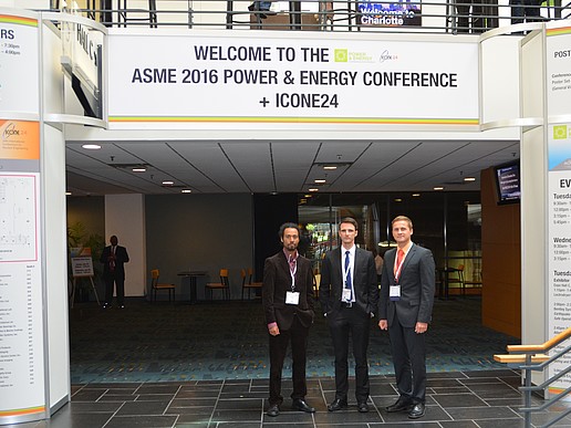 IPM präsentiert Forschungsergebnisse auf der ASME 2016 POWER & ENERGY CONFERENCE und der ICONE24