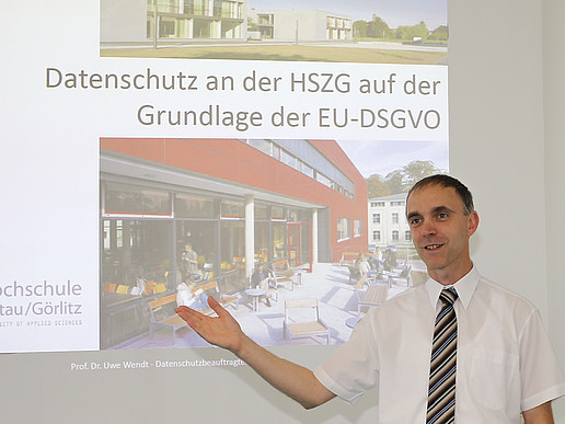 Data Protection Officer of the Zittau/Görlitz University of Applied Sciences, Prof. Dr. Wendt